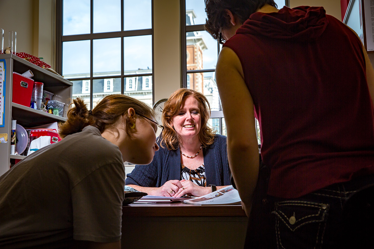 Students with an advisor